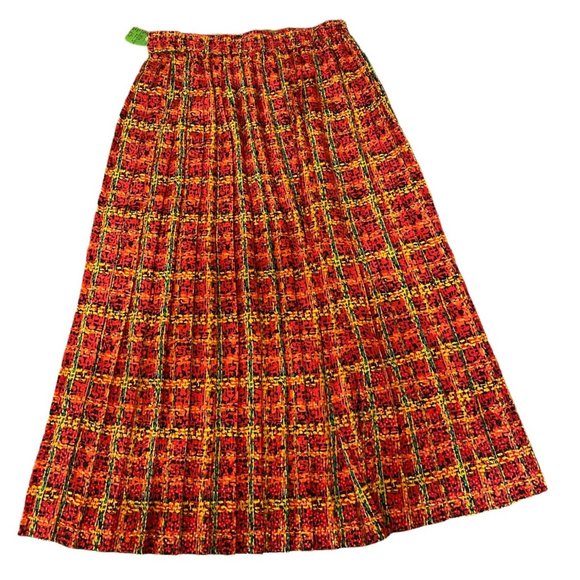Andrea Gayle Skirt 12 Women MultiColor Graphic - Picture 3 of 6